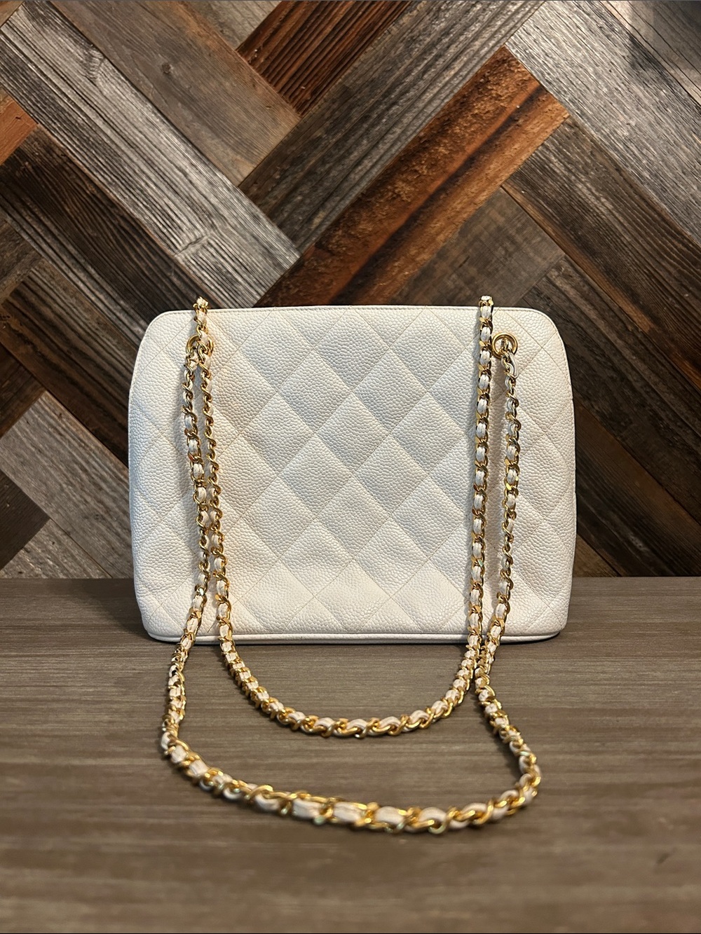Vintage Chanel Petite Shopping Tote